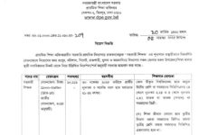 Photo of প্রাথমিক সহকারী শিক্ষক নিয়োগ বিজ্ঞপ্তি প্রকাশ- পদ ১০ হাজার ২১৯